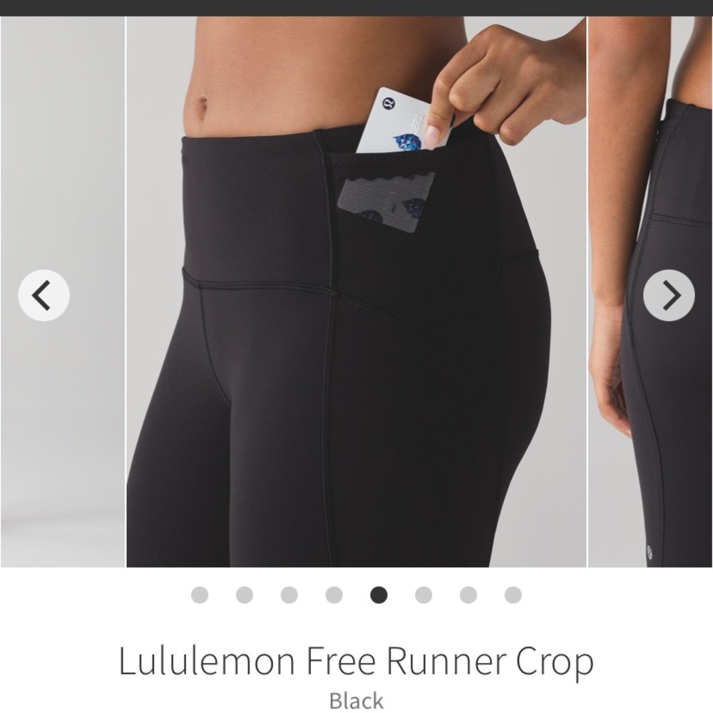 Free runner crop Lululemon 19 inch